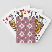 Patterned  poker cards