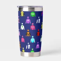 Horse Racing Jockey Silks Insulated Tumbler