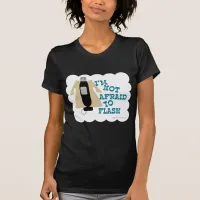 Flash Drive Funny Cartoon Design T-Shirt