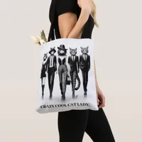 Hep Cat Runway Models Walking the Catwalk Tote Bag