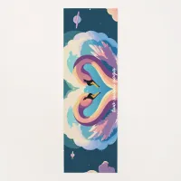 Swans In Love Yoga Mat