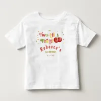 Two-tti Frutti Fruity Fun Second Birthday Party Toddler T-shirt