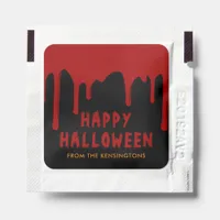 Fun Creepy Halloween Blood Drips Hand Sanitizer Packet