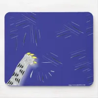 Funny Cartoon Cat Scratch Paw Fun Design Mouse Pad