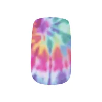 Tie dye Minx Nail Art, Single Design per Hand Minx Nail Art