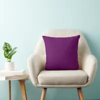 Purple Textured Pattern Throw Pillow