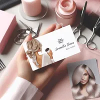 Modern Hair Salon Business Card