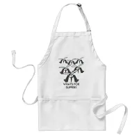 Funny Mosquitoes Flying What's For Supper Adult Apron