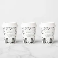 Personalized Wedding  Paper Cups