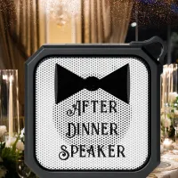 Bluetooth After Dinner Speaker Funny Pun Black Tie