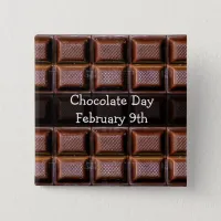 Chocolate Day February Food Holiday Button