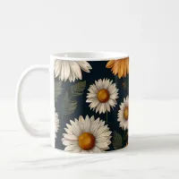 Daisies Mugs Pattern Design 