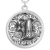 Monarchia "L" Silver Plated Necklace