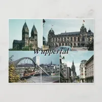 Vintage Wuppertal Photo Collage Postcard