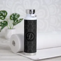 Elegant, Vintage, Victorian Damask Personalized Water Bottle