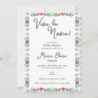 Viva la Novia Mexican Despedida Bash Bridal Shower Invitation