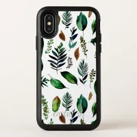 Green Foliage Botanical Nature  OtterBox Symmetry iPhone X Case