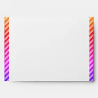Thin Pink to Purple Diagonal Stripes, ZEA Envelope