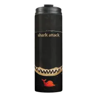 Big Dark Shark Thermal Tumbler