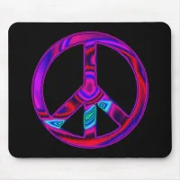 Psychedelic Peace Mouse Pad