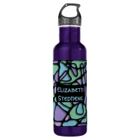 Neuroart Stained Glass Water Bottle