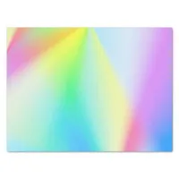 Modern faux iridescent pastel rainbow colors tissue paper