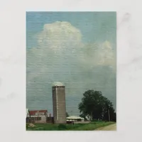 A Rural Farm Scene Postcard