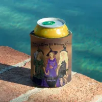 Calling All Witches Halloween Party Can Cooler