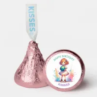 Bowling Party Girl's Anime Birthday Personalized  Hershey®'s Kisses®