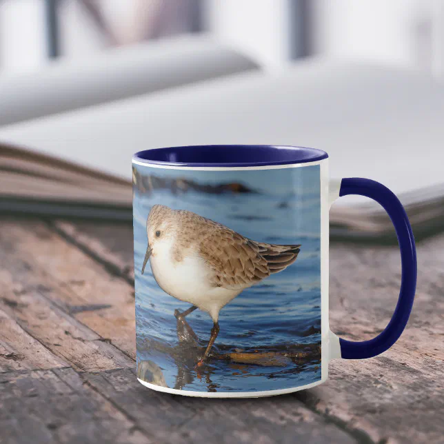 A Wandering Sanderling Mug