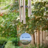 Scenic Caribbean Island Saint Lucia Wind Chime