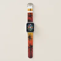 Palm Trees in Sunset Cool Apple Watch Band