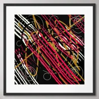 Trendy Modern Abstract Framed Art Print