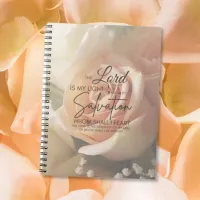 Encouragement Bible Verse Psalm 27:1 Notebook