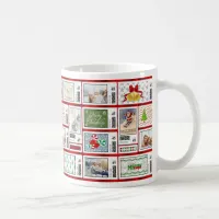 Photos Stamp Collage Red PSCR Coffee Mug