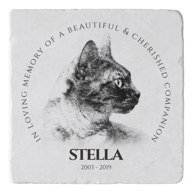 In Memory of a Beloved Pet Memorial Trivet