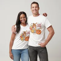 Retro Happy Thanksgiving - Thanksgiving  T-Shirt