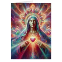 Psychedelic Sacred Heart of Mary