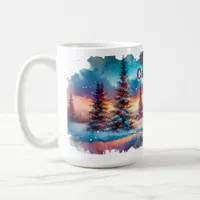 Banff Canada Watercolor Sketch  | Coffee Mug