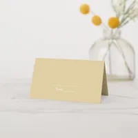 Modern Minimalist Cashmere Wedding  Place Card