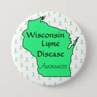 Wisconsin Lyme Disease Awareness Button