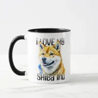 I Love My Shiba Inu | Dog Owner  Mug