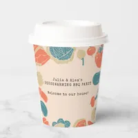 Rustic Friendsgiving Housewarming BBQ Thanksgiving Paper Cups