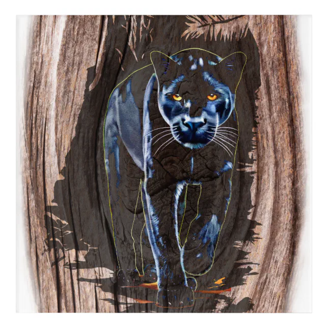 Panther from the wood - Panther Acrylic Print