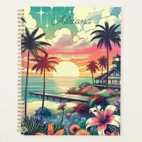 Pink and Turquoise Paradise | Beach Art Planner