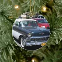 Beautiful vintage retro classic US Car Ceramic Ornament