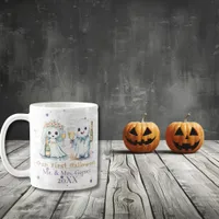 Our First Halloween Ghost Bride and Ghost Groom  Coffee Mug