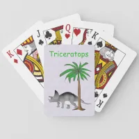 Dinosaur Land Cute Dino Poker Cards