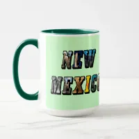 New Mexico, USA Text Mug