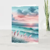 Thinking of You | Beautiful Ocean Scene Card